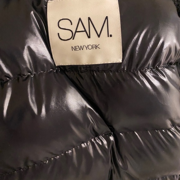 SAM. Black Puffer Coat - Picture 8 of 8